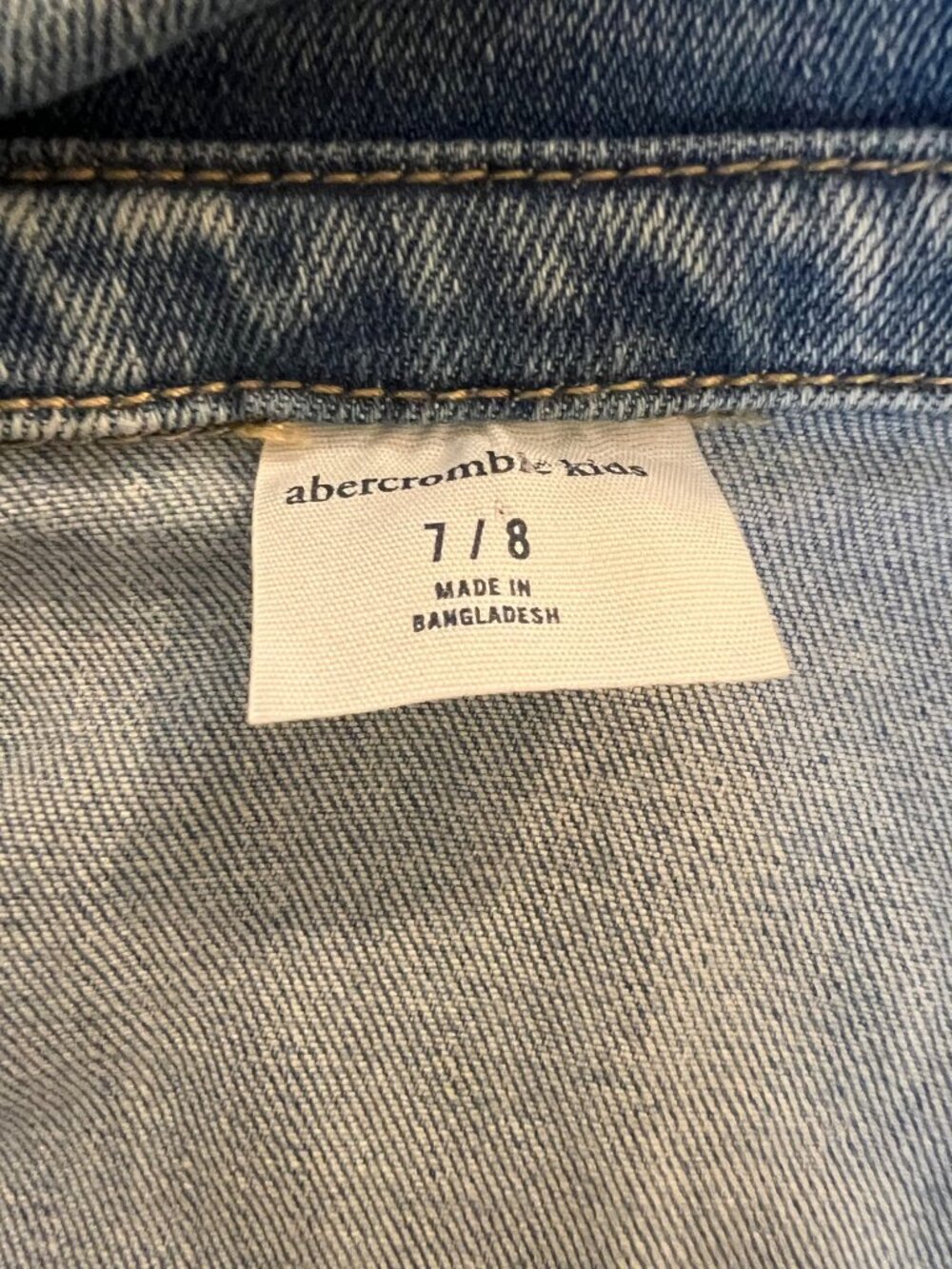 Abercrombie Kids Denim Jumpsuit - Picture 10 of 12
